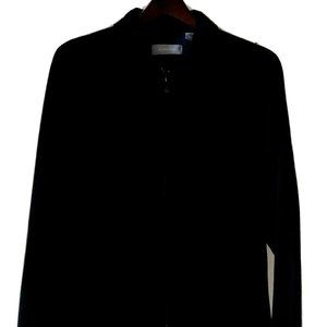 NWOT Vintage Black Suede 100% Leather Motorcycle Jacket  Zip